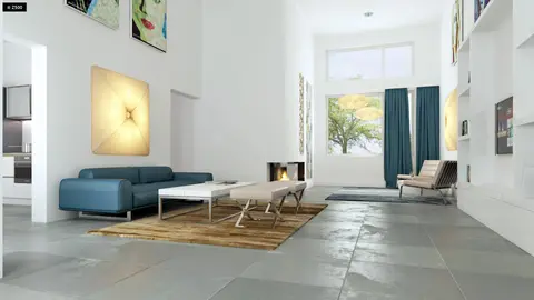 Modern-Style Home with Spacious Living Area and Covered Terraces